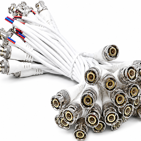 BNC Cable with Copper Wire Molded for CCTV Surveillance Camera