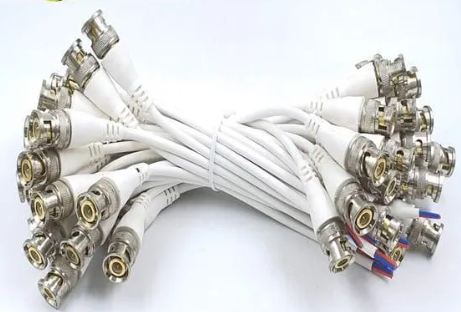 BNC Cable with Copper Wire Molded for CCTV Surveillance Camera (Pack of 100Pcs)