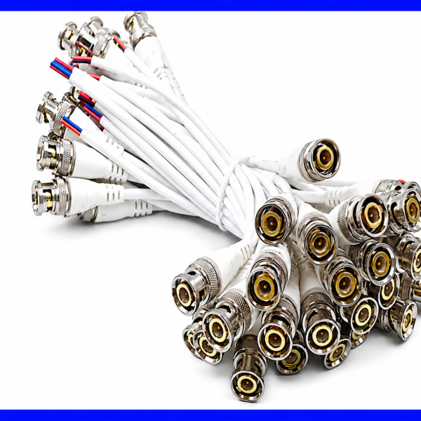BNC Cable with Copper Wire Molded for CCTV Surveillance Camera