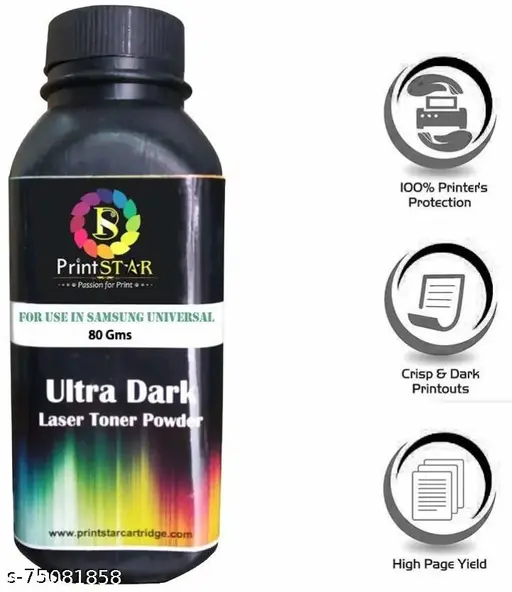 Laser Toner Powder 80gm Bottle For Samsung ML 1610 1710 2010 2950 SCX 4521 3200 Printer
