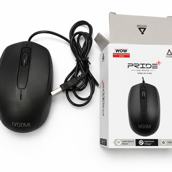 Ivoomi Pride Wired USB Mouse for Laptop and Desktop Computers